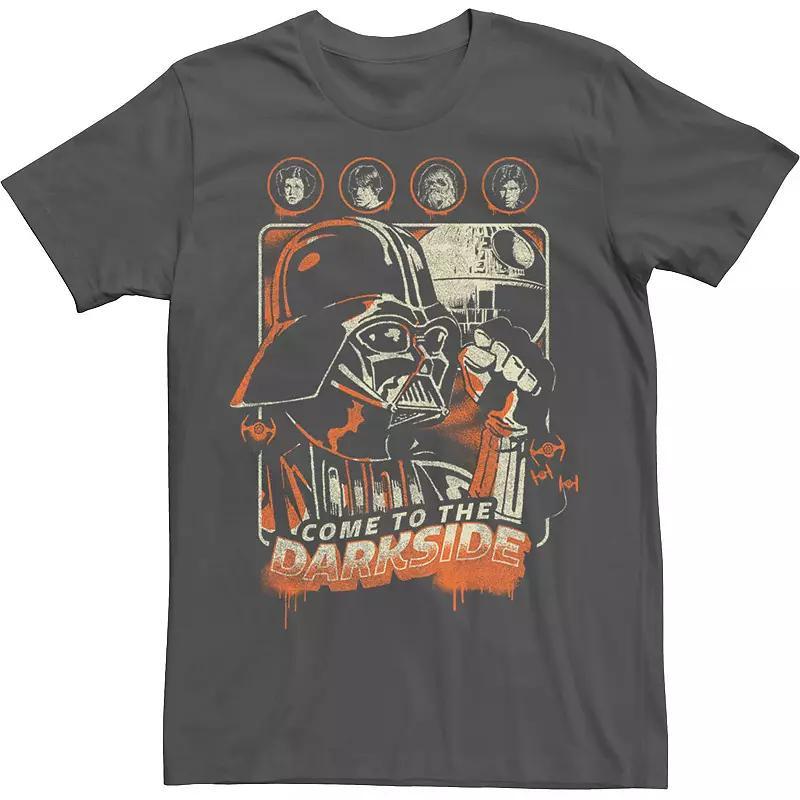 Mens Star Wars Halloween Darth Vader Come To The Dark Side Tee Grey Product Image