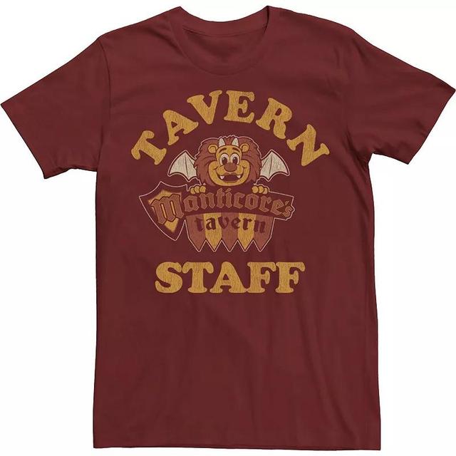 Disney / Pixars Onward Mens Manticores Tavern Staff Tee Red Product Image