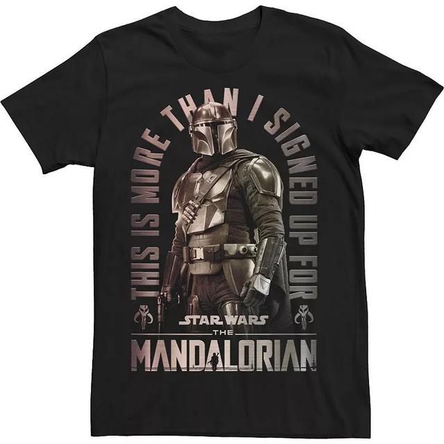 Mens Star Wars The Mandalorian The Mandalore Way Poster Tee Product Image