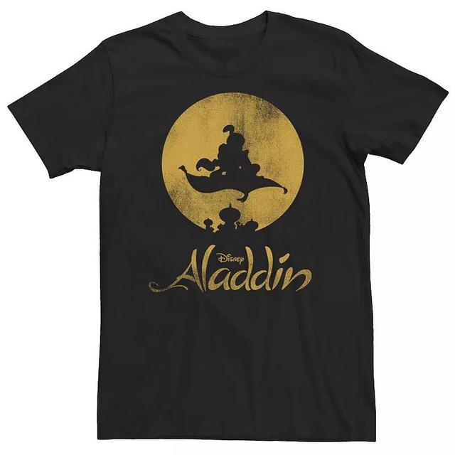 Big & Tall Disney Aladdin Magic Carpet Silhouette Tee, Mens Product Image