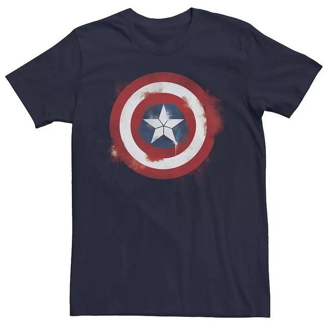 Mens Marvel Avengers Endgame Spray Paint Captain America Logo Graphic Tee Product Image