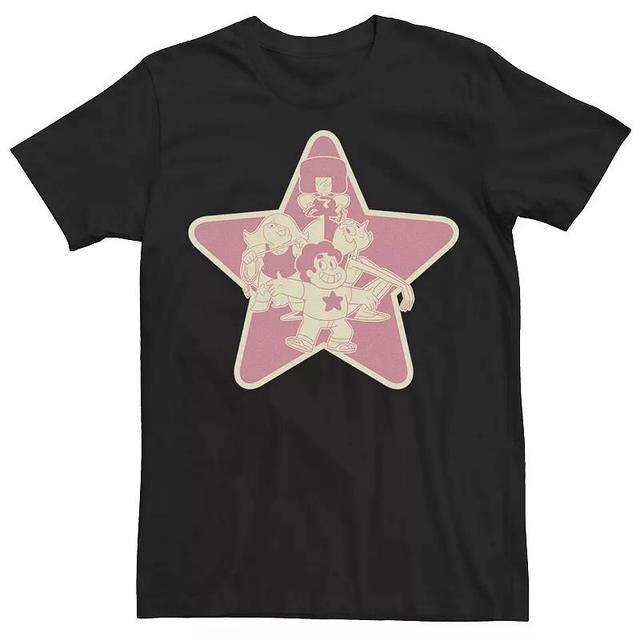 Mens Cartoon Network Steven Universe Star Group Shot Graphic Tee Kelly Grey Product Image