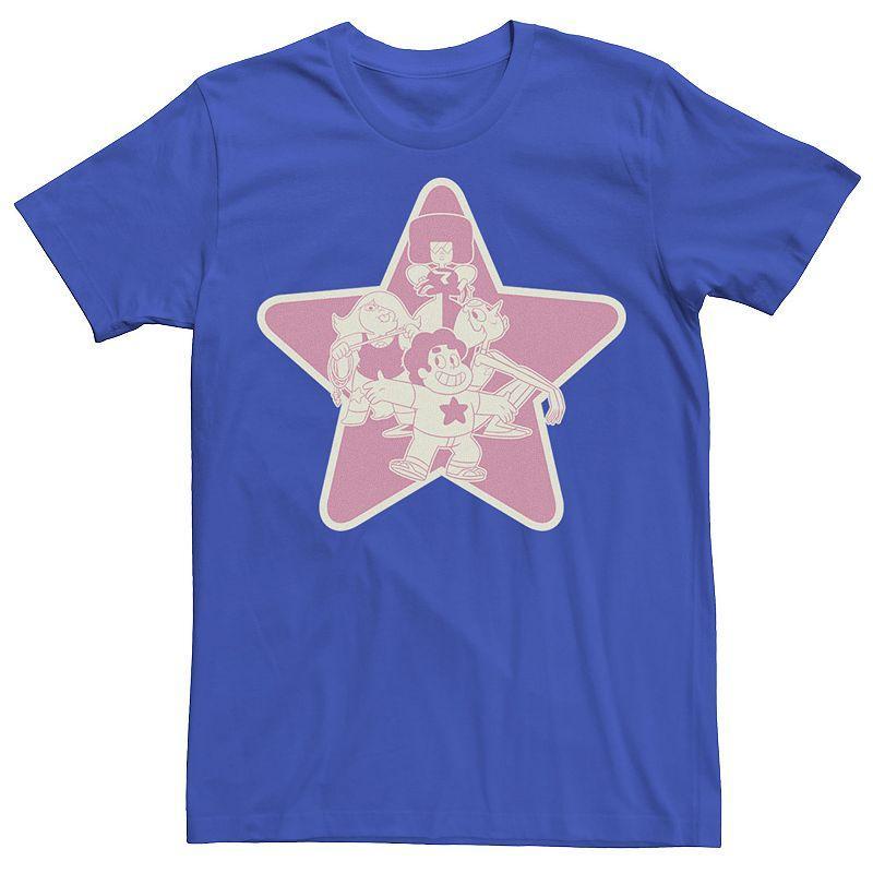 Mens Cartoon Network Steven Universe Star Group Shot Graphic Tee Black Product Image