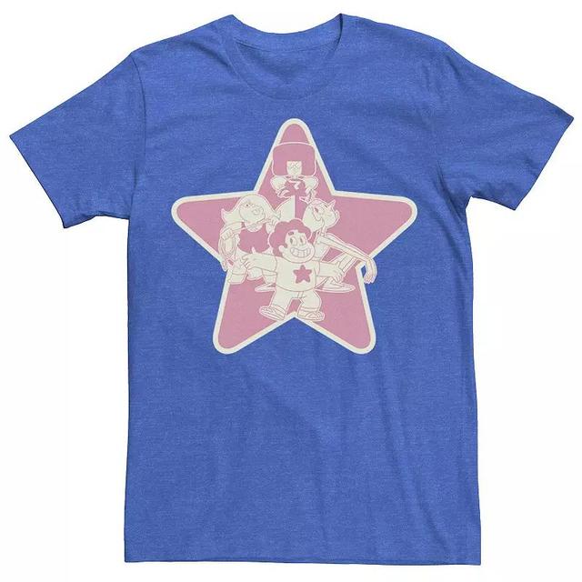 Mens Cartoon Network Steven Universe Garnet Amethyst Pearl Steven Group Shot Tee Grey Heather Product Image