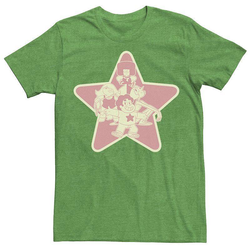 Mens Cartoon Network Steven Universe Star Group Shot Graphic Tee Kelly Grey Product Image