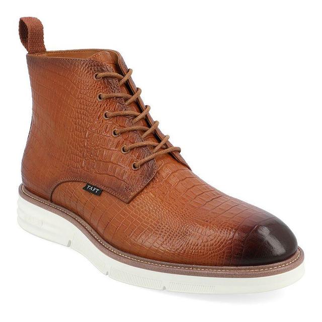 TAFT 365 Croc Embossed Leather Boot Product Image