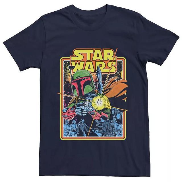 Mens Star Wars Boba Fett Fires Graphic Tee Product Image