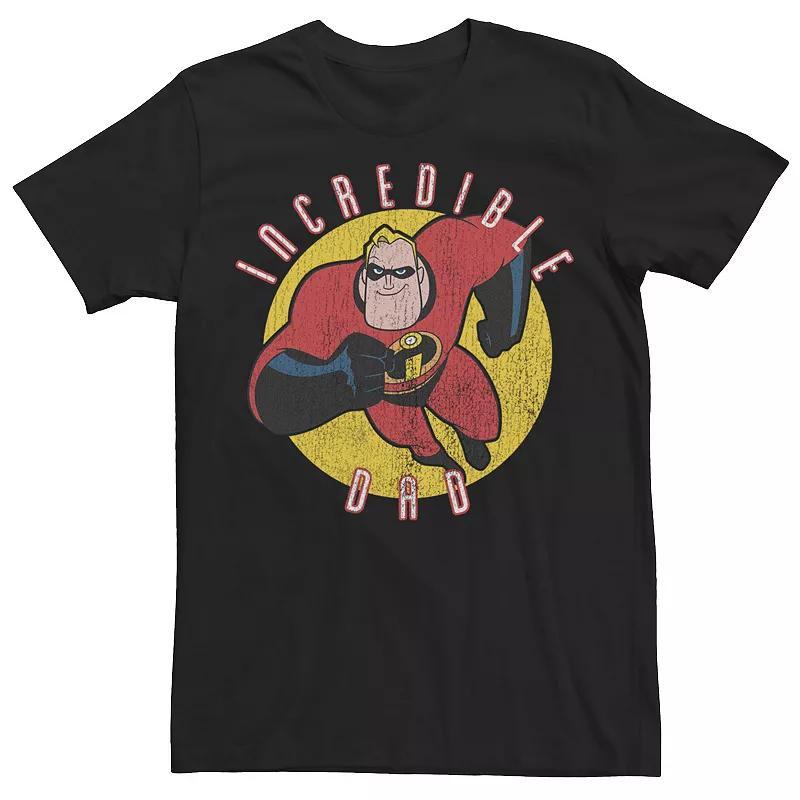 Big & Tall Disney / Pixar Incredibles Mr. Incredible Dad Tee, Mens White Product Image