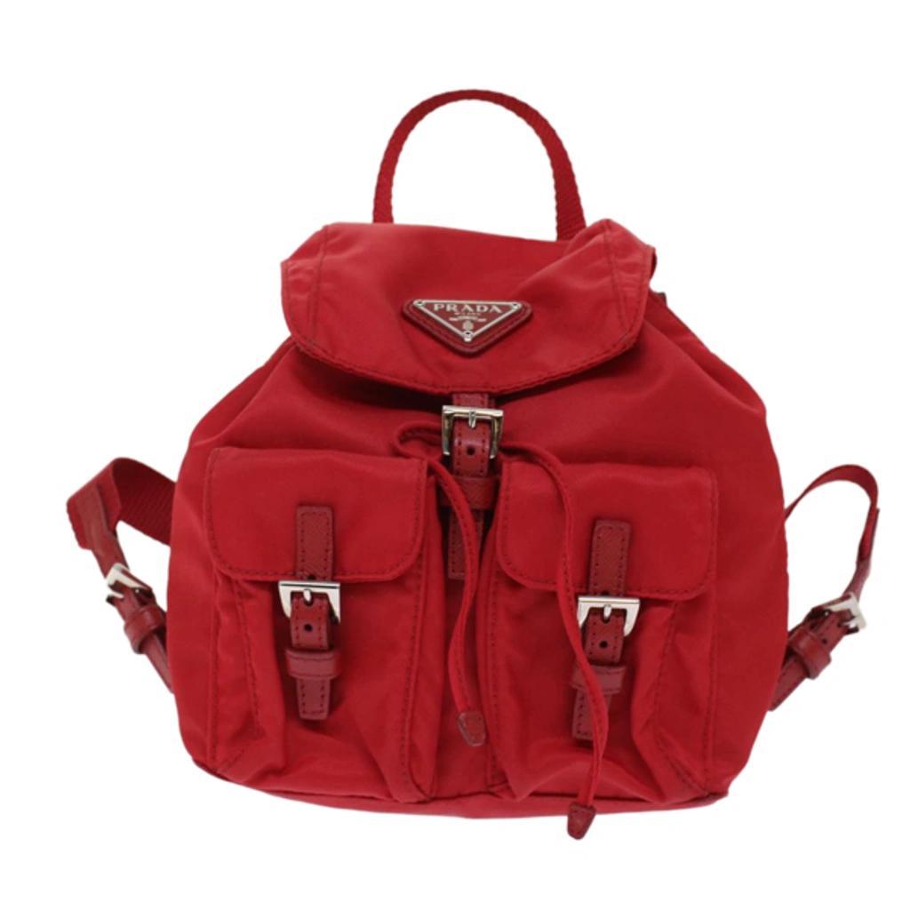 Re-nylon Synthetic Backpack Bag () In Red product image