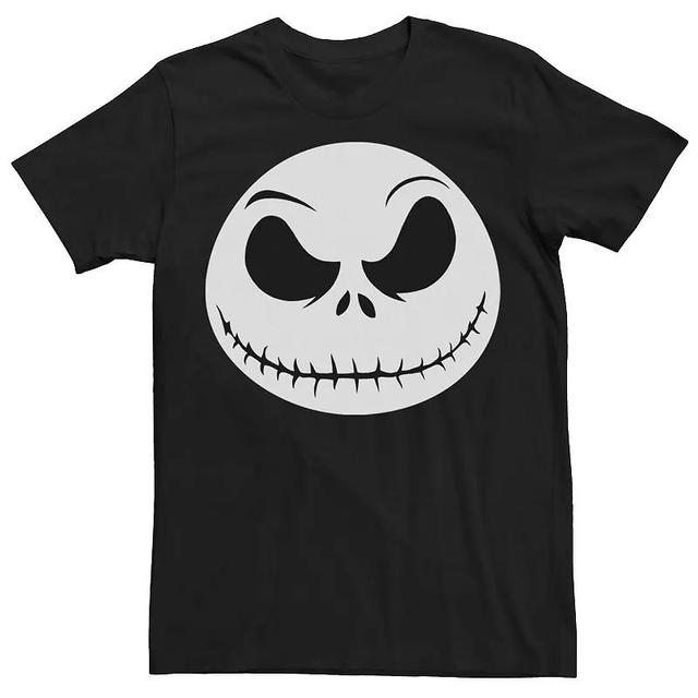 Big & Tall Disney The Nightmare Before Christmas Jack Skellington Face Tee, Mens Product Image