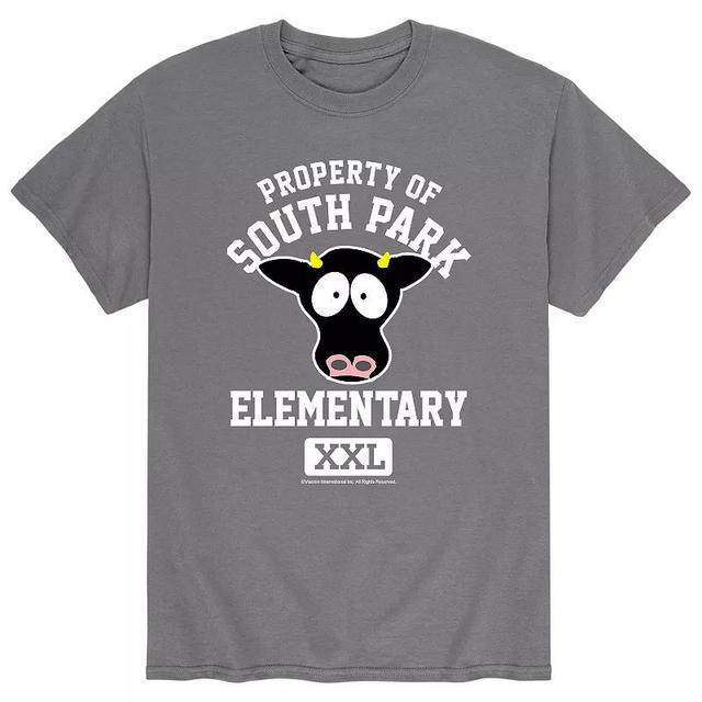 Mens South Park Elementary Tee Grey Product Image