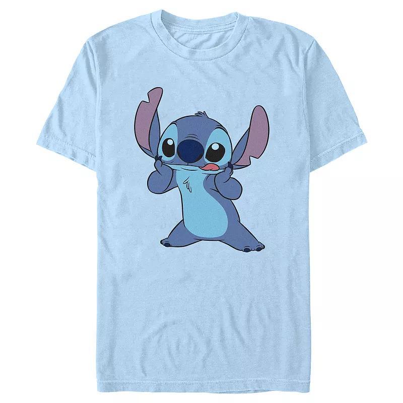 Disneys Lilo & Stitch Cute Stitch Mens Graphic Tee Product Image