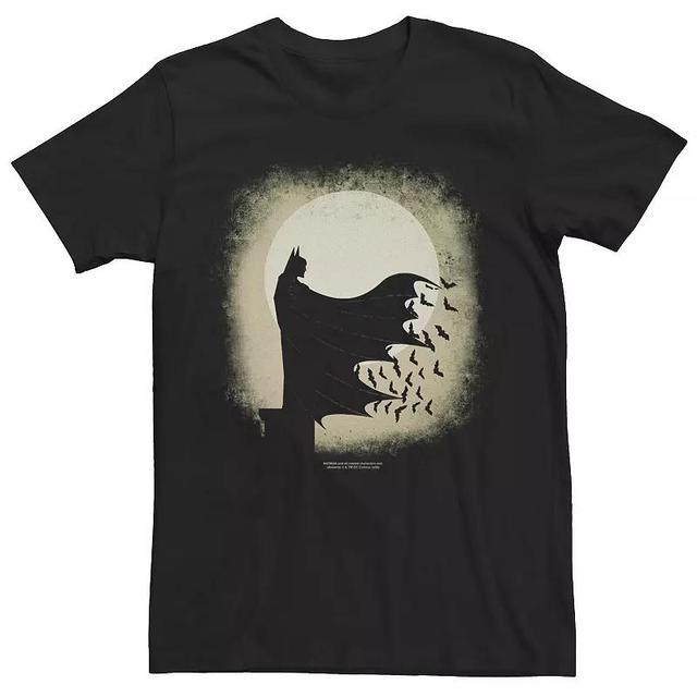 Mens DC Fandome Batman Moonlight Silhouette Profile Tee Product Image