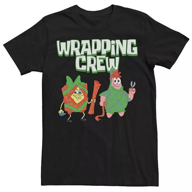 Mens Spongebob Squarepants Patrick Wrapping Crew Tee Red Product Image