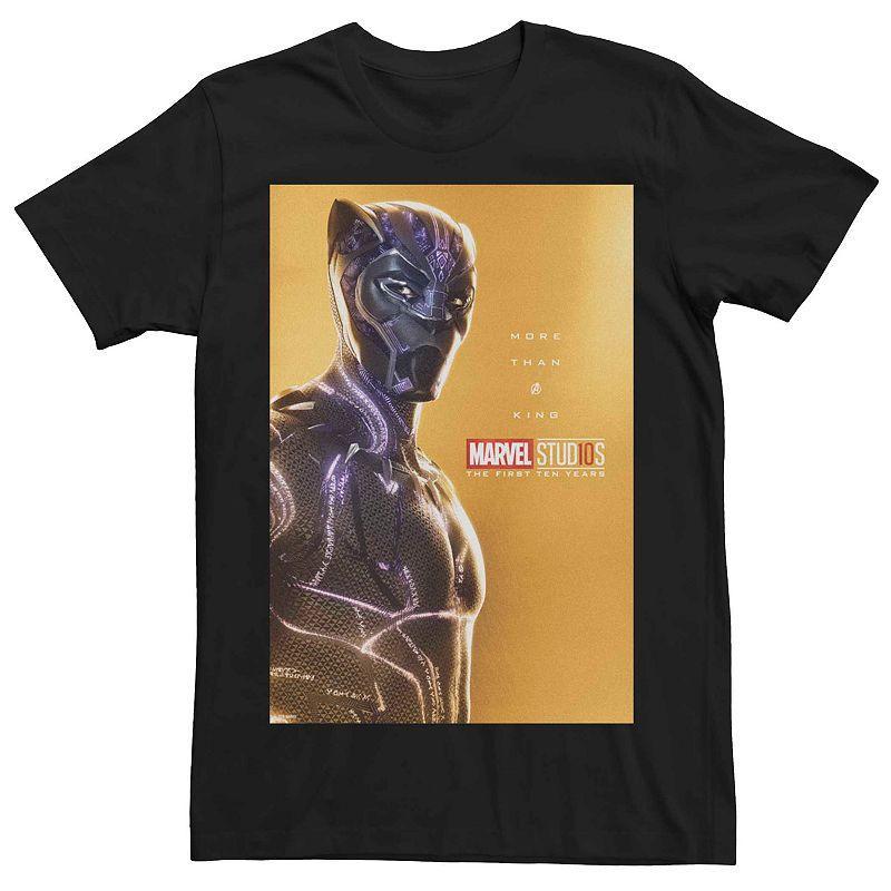 Mens Teen Marvel Studios Panther More Than A King Poster Tee Product Image