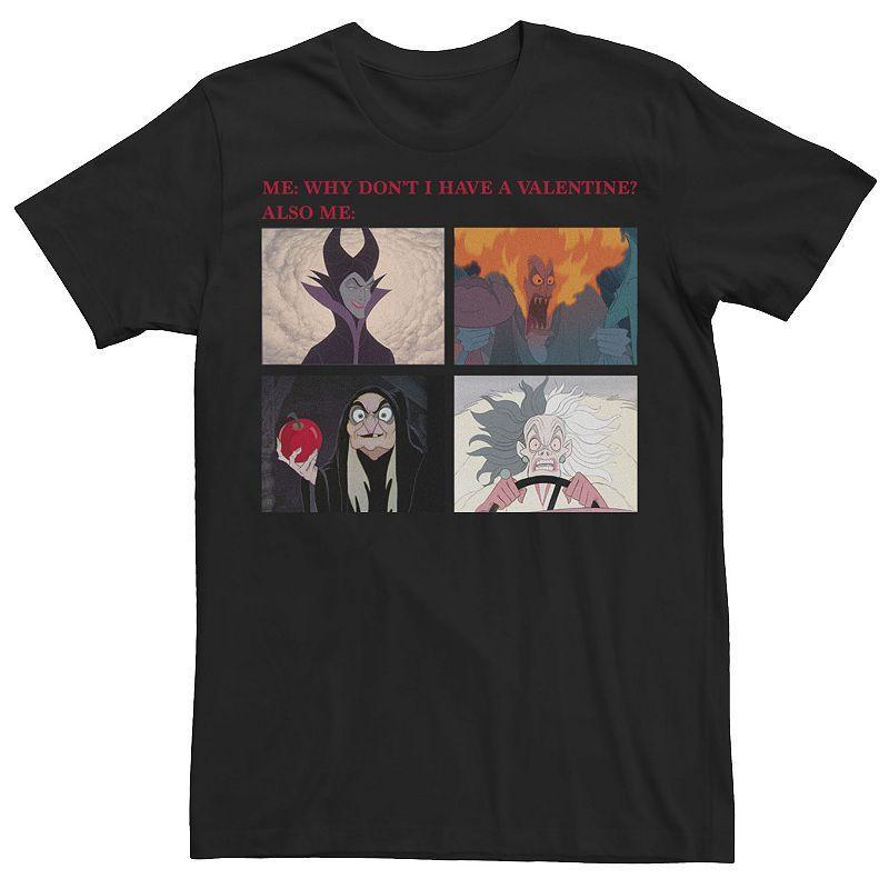 Disney Villains Mens Valentines Why Dont I Have A Valentine Meme Tee Product Image