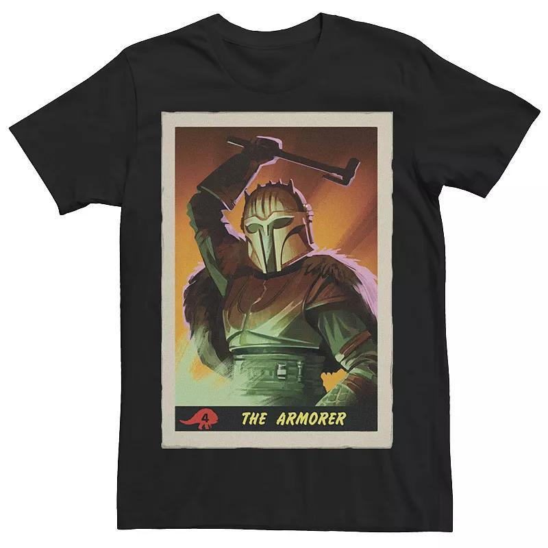 Mens Star Wars The Mandalorian The Armorer Card Tee Product Image