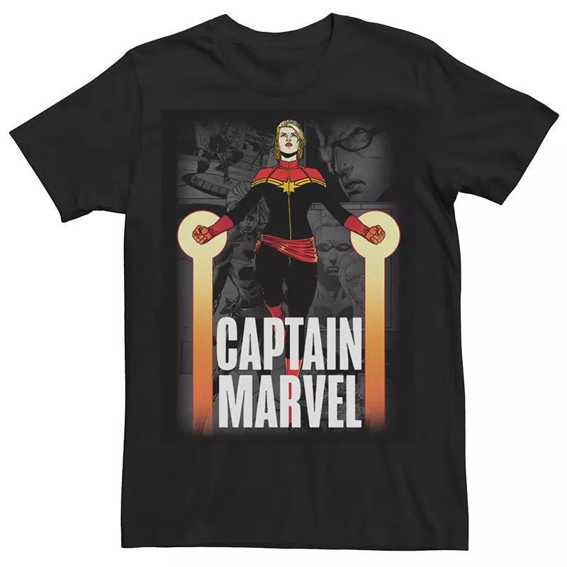 Mens Retro Captain Marvel Tee Product Image