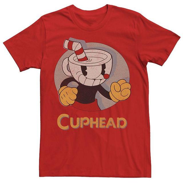 Mens Cuphead A Brawl Is Surely Brewing Cup Tee Product Image