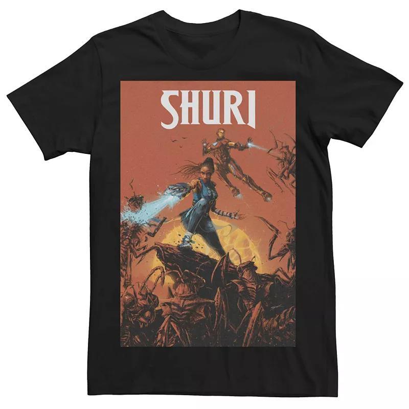 Mens Marvel Shuri Iron Man Comic Cover Tee Product Image