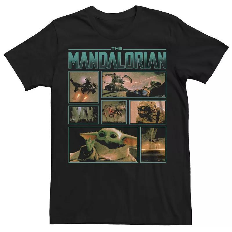 Mens Star Wars The Mandalorian Action Scenes Graphic Tee Product Image