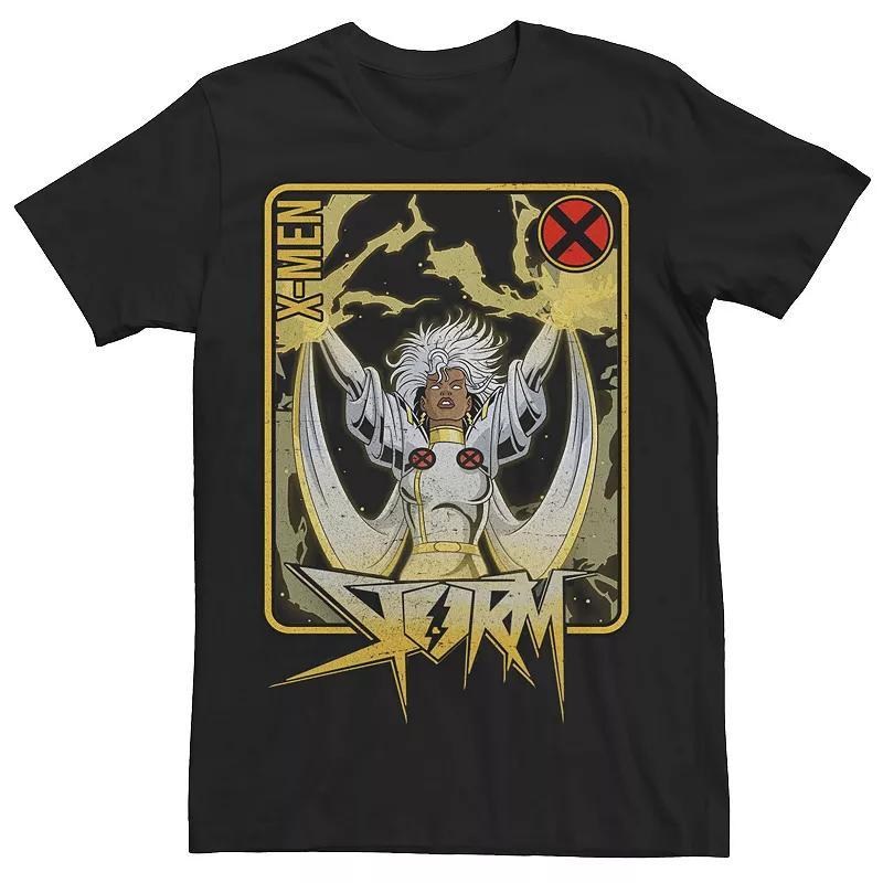 Mens Marvel X-Men Storm Playing Card Tee Black Product Image