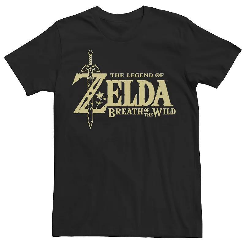 Mens The Legend Of Zelda Breath Of The Wild Title Logo Tee Product Image