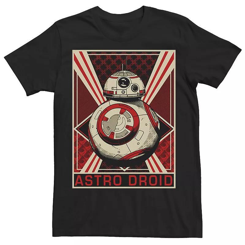 Mens Star Wars: The Force Awakens BB-8 Astro Droid Poster Tee Product Image