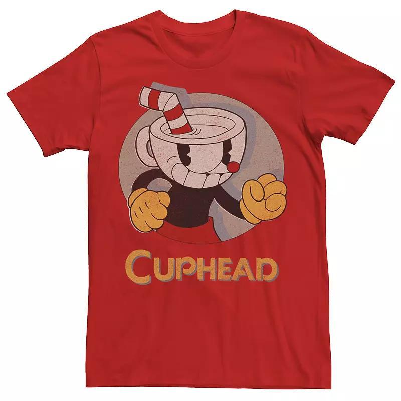 Mens Cuphead A Brawl Is Surely Brewing Cup Tee Product Image