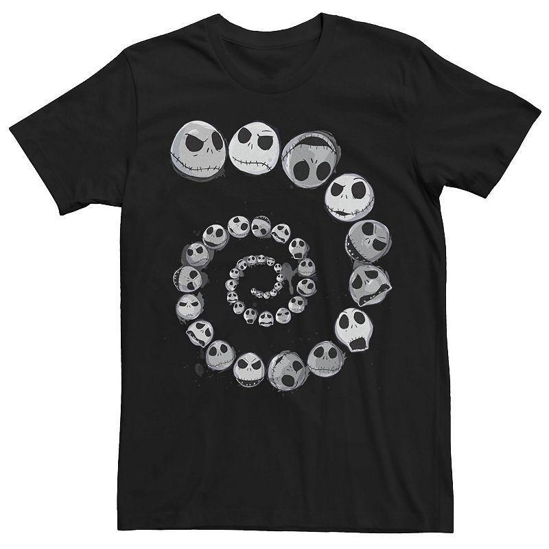 Mens Disney The Nightmare Before Christmas Jack Emotional Spiral Tee Product Image