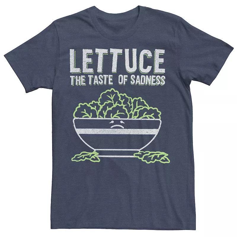 Mens Lettuce The Taste Of Sadness Graphic Tee Navy Grey Product Image