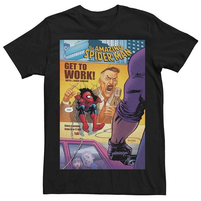 Mens Marvel Spider-Man Comic Cover Tee Product Image