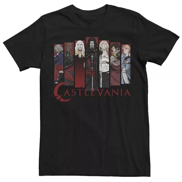 Big & Tall Netflix Castlevania Character Panels Tee, Mens Product Image