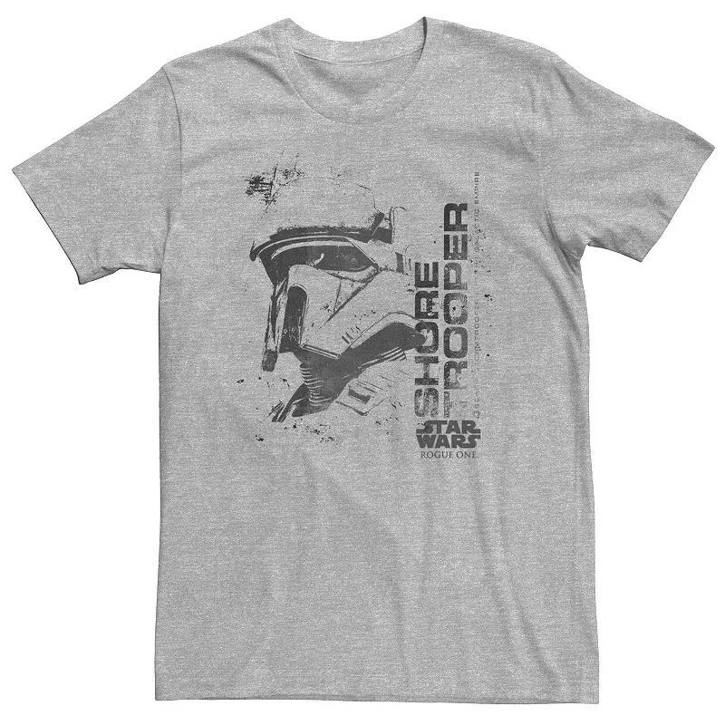 Big & Tall Star Wars Rogue One Shore Trooper Ink Tee, Mens Athletic Grey Product Image