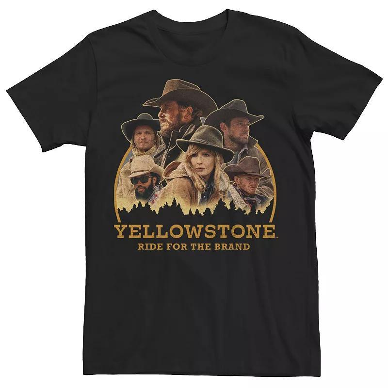 Mens Yellowstone Ride For The Brand Cast Badge Graphic Tee Product Image