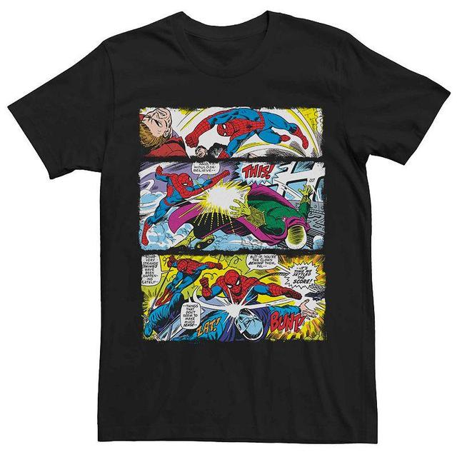 Mens Marvels Spider-Man Retro Panels Tee Product Image