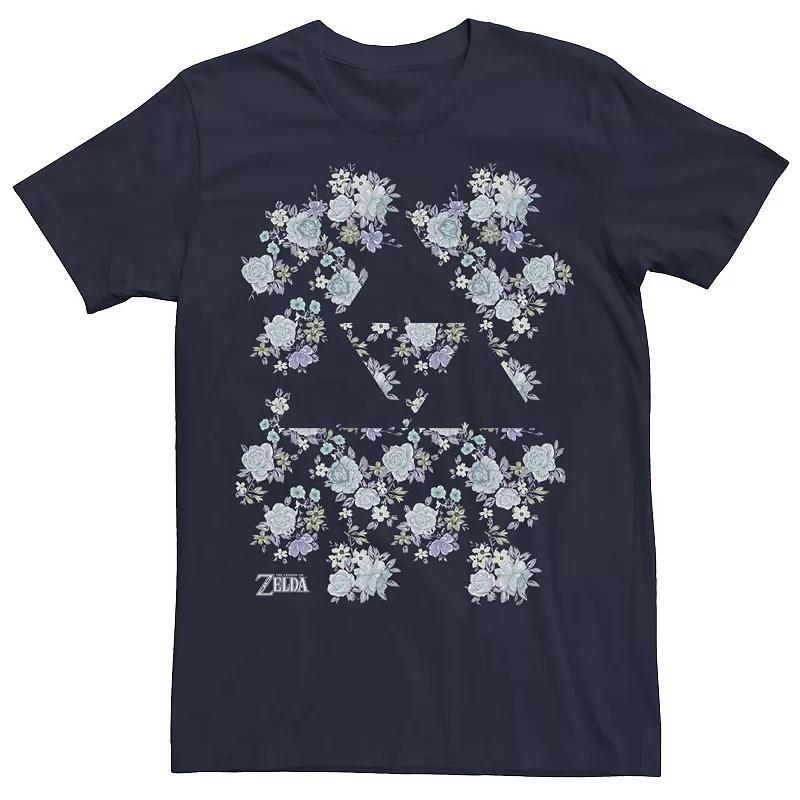 Mens Nintendo Legend Of Zelda Triforce Portrait Tee Blue Product Image