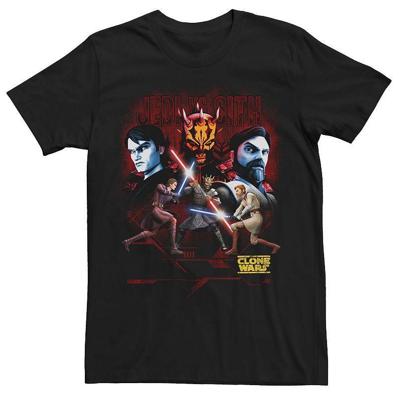 Mens Star Wars: The Clone Wars Jedi Vs. Sith Tee Product Image