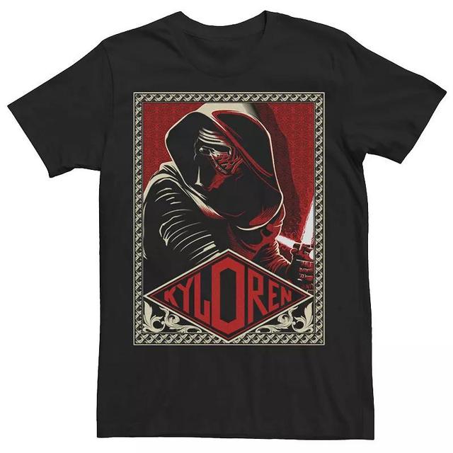 Mens Star Wars The Force Awakens Kylo Ren Portrait Poster Tee Product Image