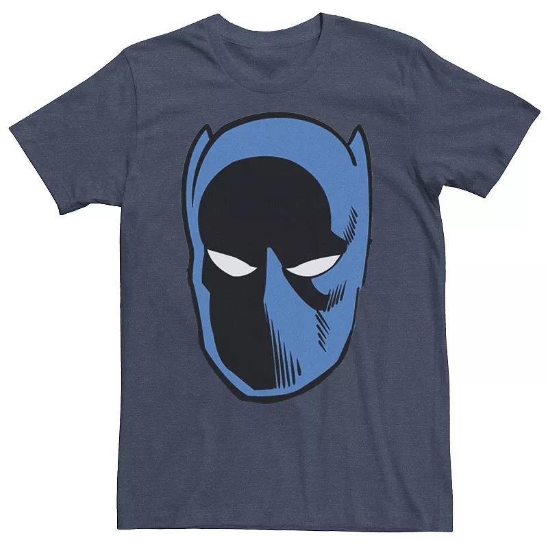 Mens Marvel Black Panther Big Face Graphic Tee Navy Grey Product Image