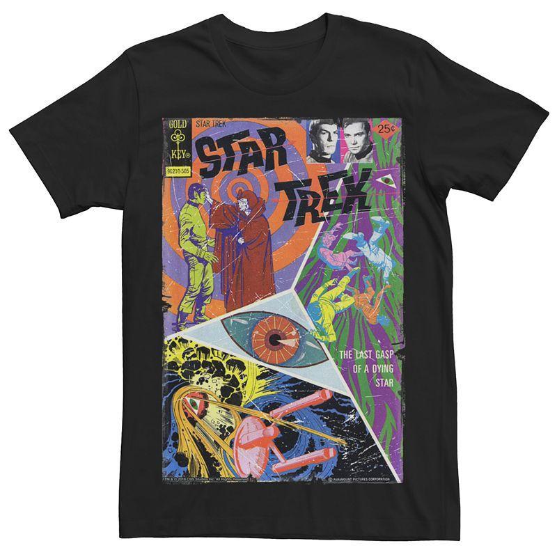 Mens Star Trek Trippy Comic Graphic Tee Product Image