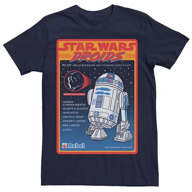 Mens Star Wars Droids R2-D2 Advertisement Poster Tee Product Image