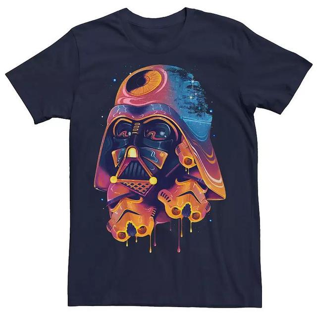 Mens Star Wars Colorful Melted Vader Collage Tee Product Image