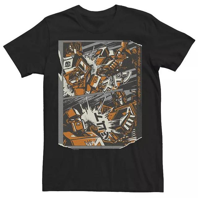 Mens Transformers Optimus Vs Megatron Fight Graphic Tee Product Image