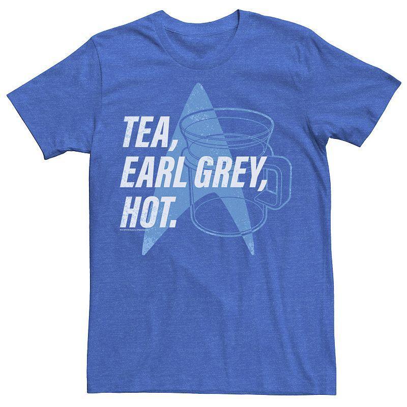 Mens Star Trek Next Generation Tea Earl Grey Tee Royal Grey Product Image