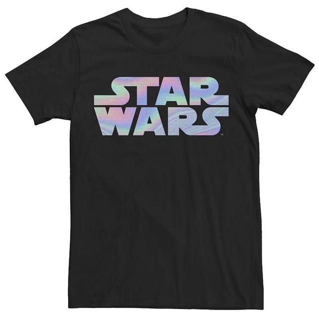 Mens Star Wars Holographic Logo Tee Product Image