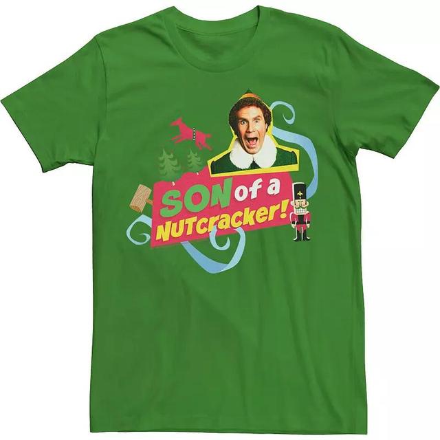 Mens Elf Buddy Son Of A Nutcracker Text Banner Tee Product Image