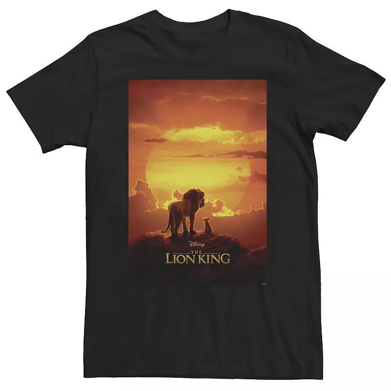 Big & Tall Disney The Lion King Pride Rock Live Action Movie Poster Tee, Mens Product Image