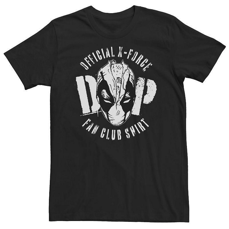 Big & Tall Marvel X-Force Deadpool Official Fan Club Shirt Tee, Mens Product Image