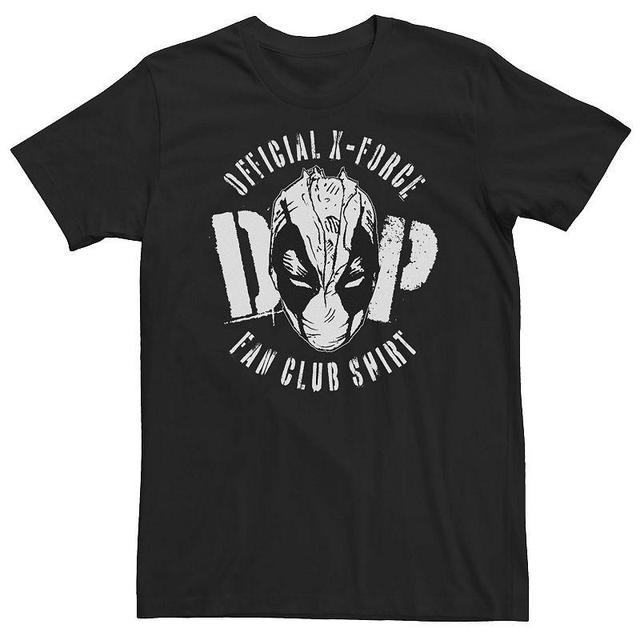 Big & Tall Marvel X-Force Deadpool Official Fan Club Shirt Tee, Mens Product Image